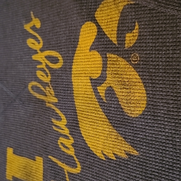 Iowa Hawkeye long sleeve waffle knit top - Picture 3 of 4